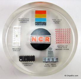 NCR Computer paperweight