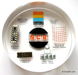 NCR Century Computer paperweight