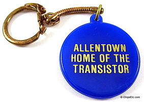 allentown home fo the transistor keychain