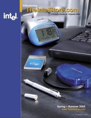 Intel Store merchandise catalog 2003
