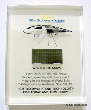 GM Solar cell powered Race Car