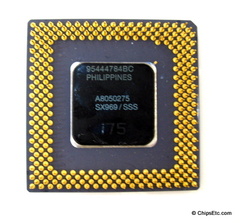 image of an Intel Pentium A80502-75 SX969 processor 75MHz