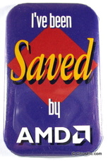 AMD promotional pin