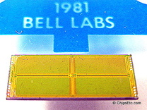 image of a Bell Labs RAM memory chip