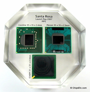 Intel Santa Rosa processors
