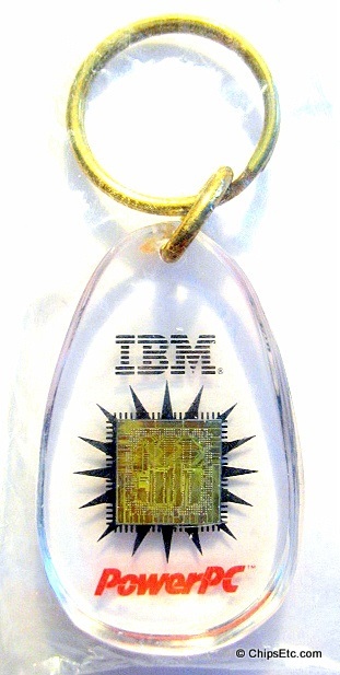 IBM PowerPC chip keychain