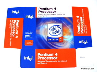 Intel Pentium 4 display box