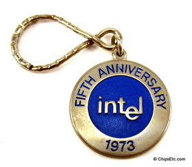 Intel 5th anniversary 1973