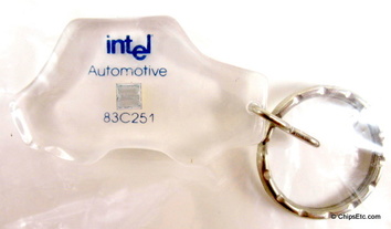 intel keychain with 83C251 microcontroller automotive chip