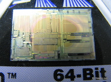 image of an Intel i860 chip close-up