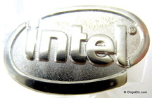 Intel logo pin