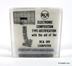 RCA computer paperweight