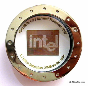 Intel ITANIUM Processor paperweight