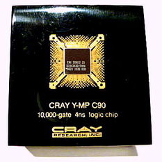 image of a Cray Y-MP C90 paperweight