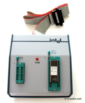 image of an Intel PLD chip programmer for the altera EP300 Ep1200 programming modules