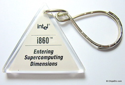 image of an intel i860 keychain