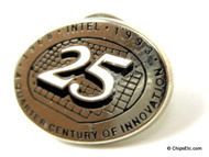 Intel 25th anniversary pin 1993