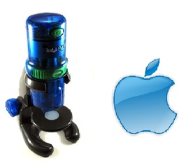 intel microscope apple computer