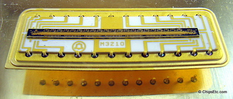 gold plating computer chip