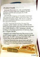 image of Samsung 16M DRAM memory chips