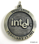 intel noyce dedication  medallion