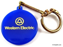 image of western electric keychain