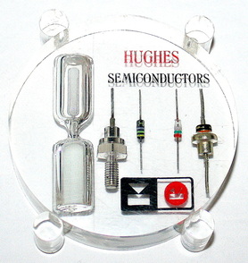 Hughes semiconductor paperweight