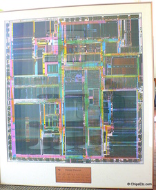 intel pentium circuitry poster