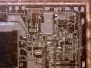 computer chip magnified
