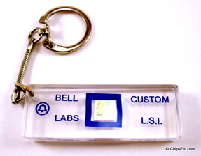 Bell Labs IC keychain