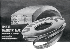 image of the Univac Computer Magnetic Tape Ad from 1953