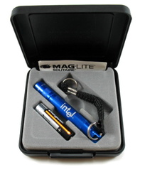 Intel Solitare MagLite Gift Set