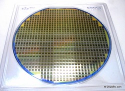 Image of an Intel wafer