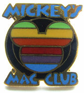 Apple mac club disney pin