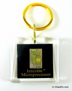 intel microprocessor keychain
