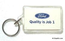 image of an intel ford automotive keychain