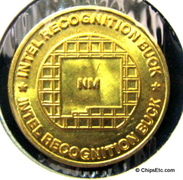 Intel wafer Rio Rancho, New Mexico factory employee recognition token
