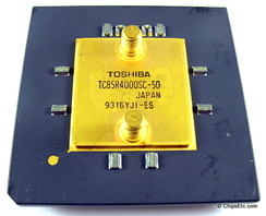 engineering sample CPU with gold lid