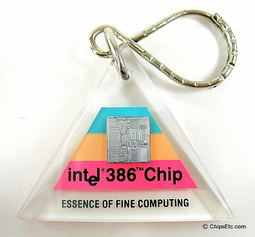 Intel 386 Keychain