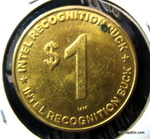 Intel Rio Rancho, New Mexico factory employee recognition token wafer