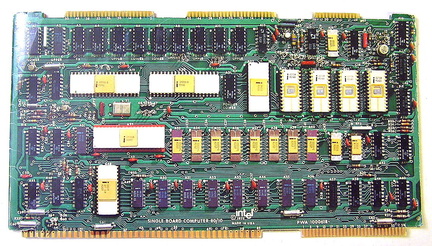 gold intel computer circuit board