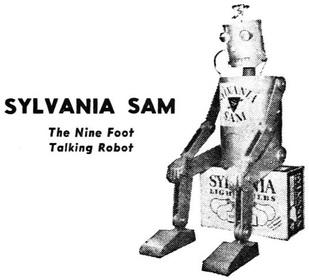 Sylvania Sam 1950s talking Robot