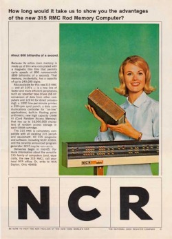 NCR 315 RMC Rod Memory Computer AD 1964