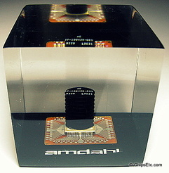 Amdahl computer paperweight