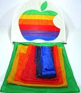 apple computer logo kite