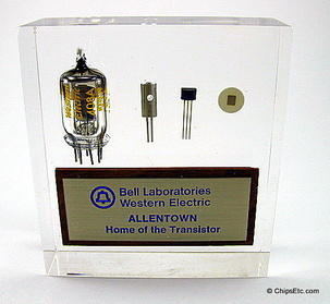Bell Labs Transistor Allentown Paperweight