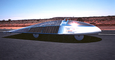 First Solar Electric Car Race