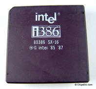 intel 386 sx 16