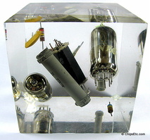 vacuum tube paperweight