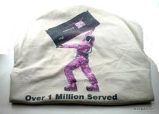 Intel Pentium II 1 million served chips shirt rare